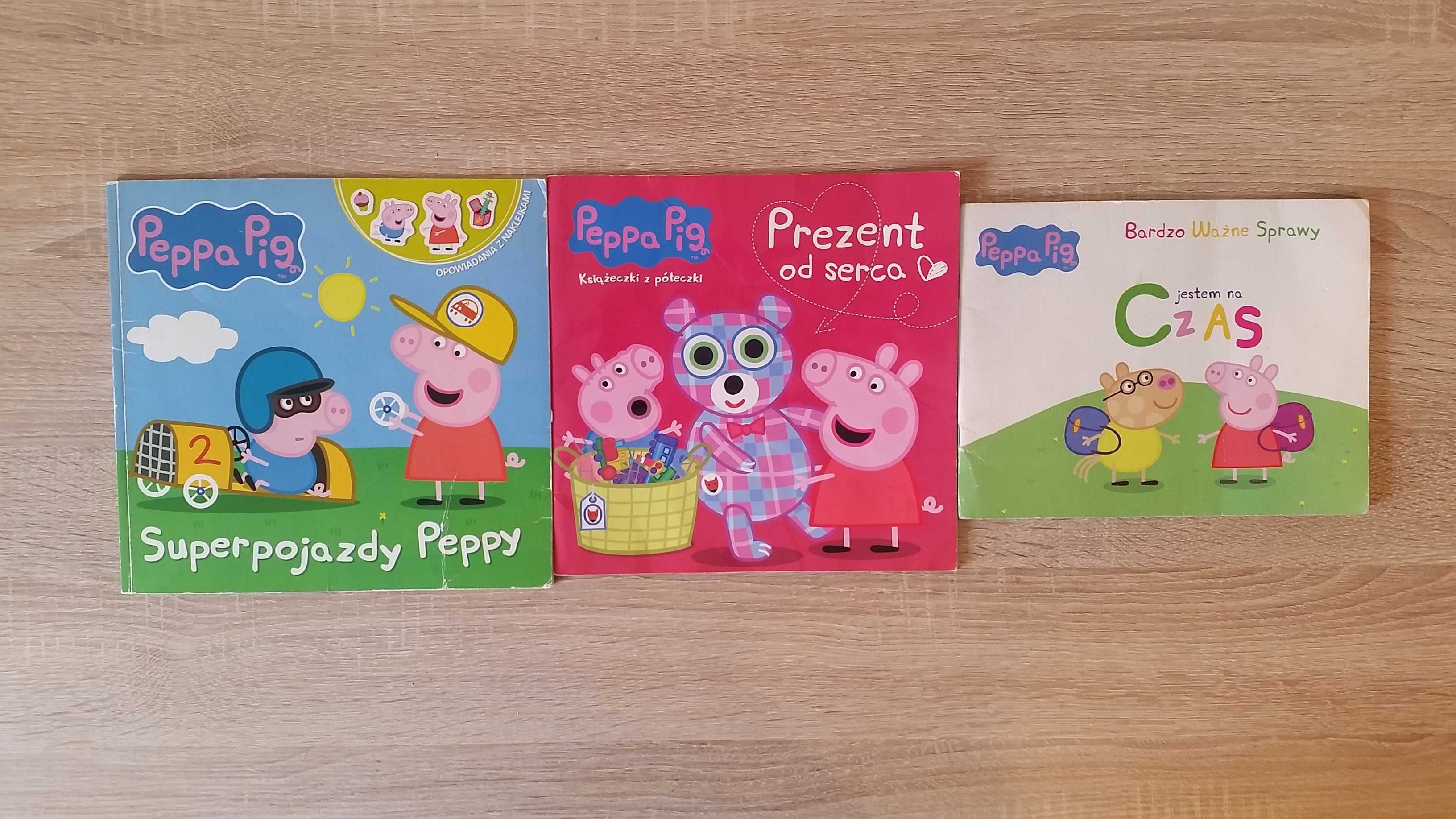 3 książeczki z serii Peppa Pigg