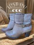 Buty sztyblety jesień zimę kozaki botki CCC 39 ocieplane obcas futerko