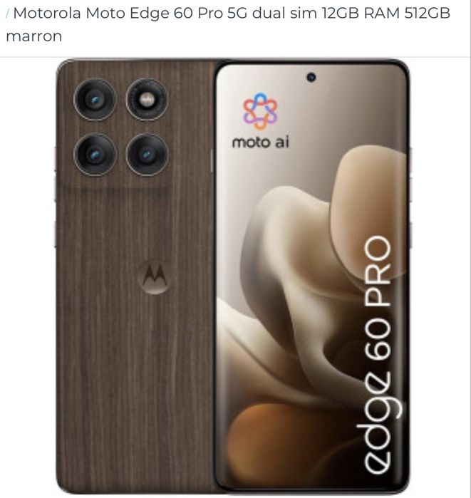 Moto Edge 60 Pro 5G 512GB/12GB Novo