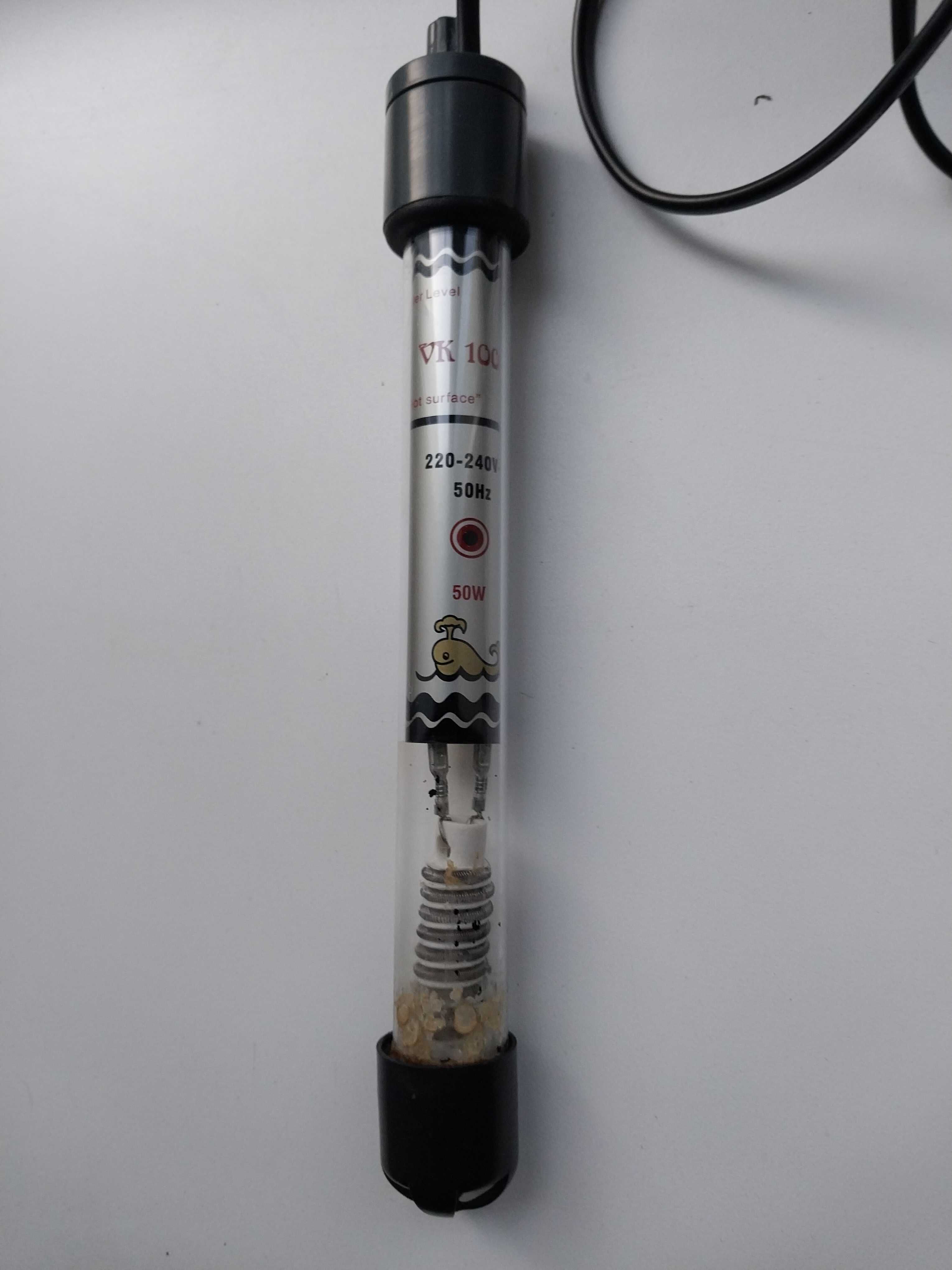 Аквариумный нагреватель воды автоматический  VK 100 рабочий 220В / 50W