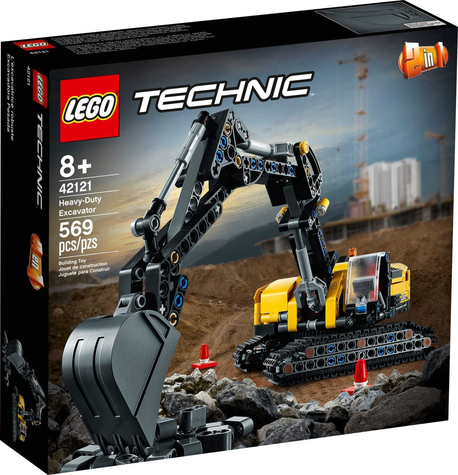 Lego 42121 Technic Koparka Nowe MISB Wycofany Unikat