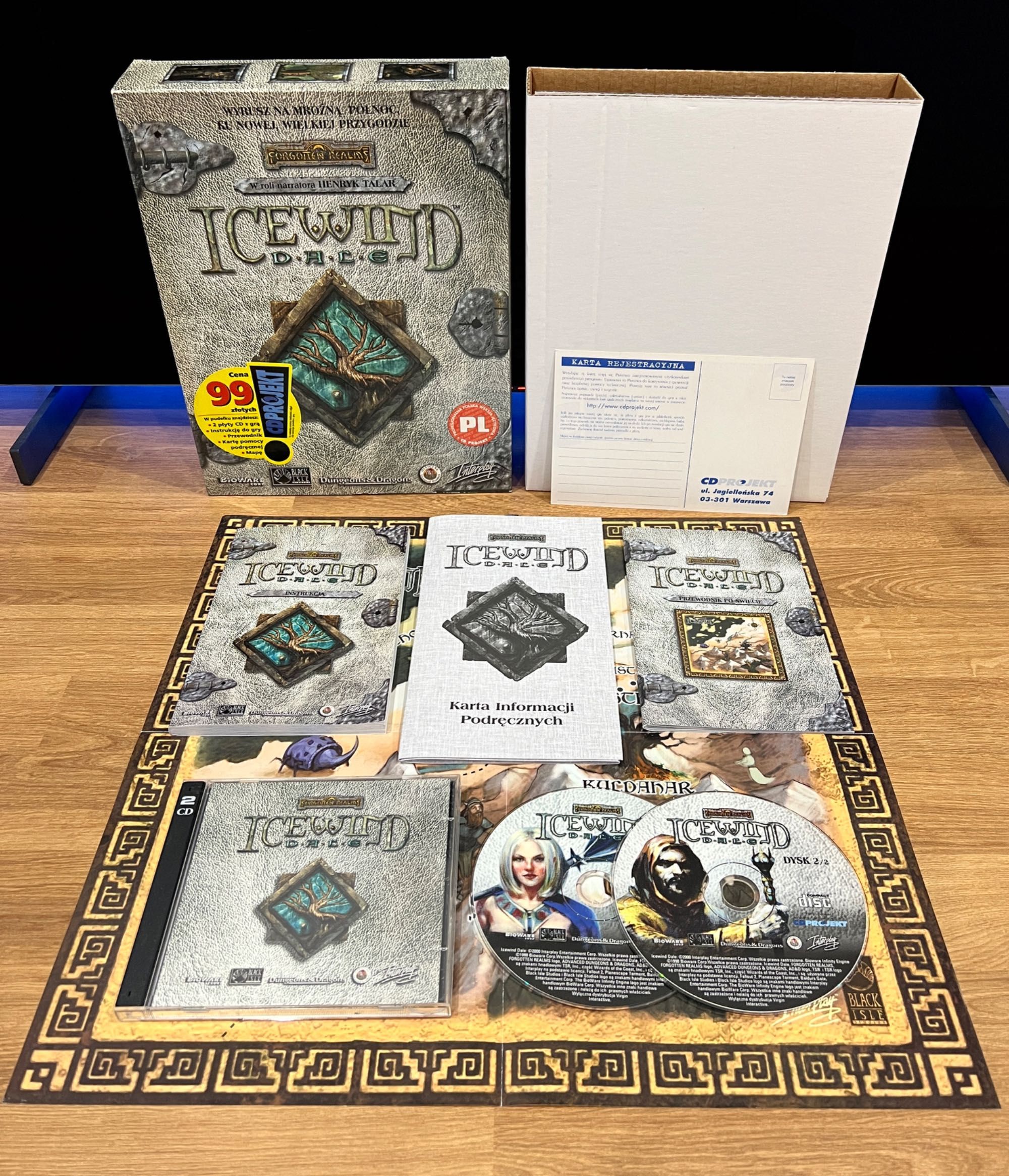 Icewind Dale 1 (PC PL 2000) BIG BOX polskie premierowe wydanie