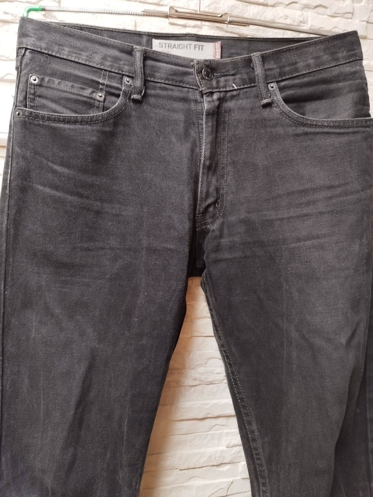 ?Spodnie Levi's Strauss,dżinsy 505 W32L34 Stright fit, czarne