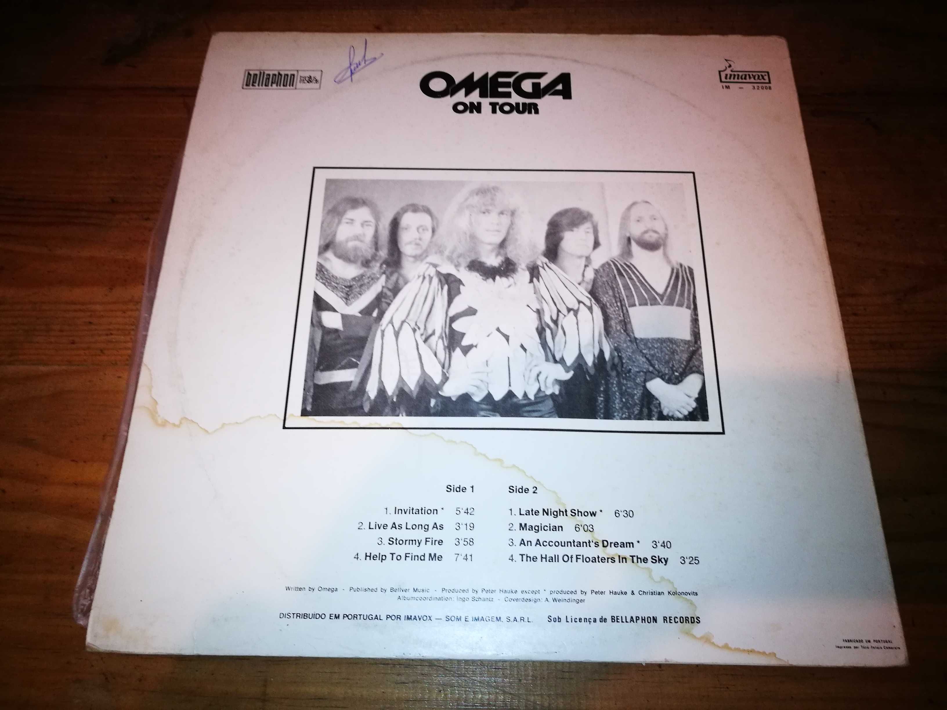 OMEGA (Prog Rock) - On Tour LP