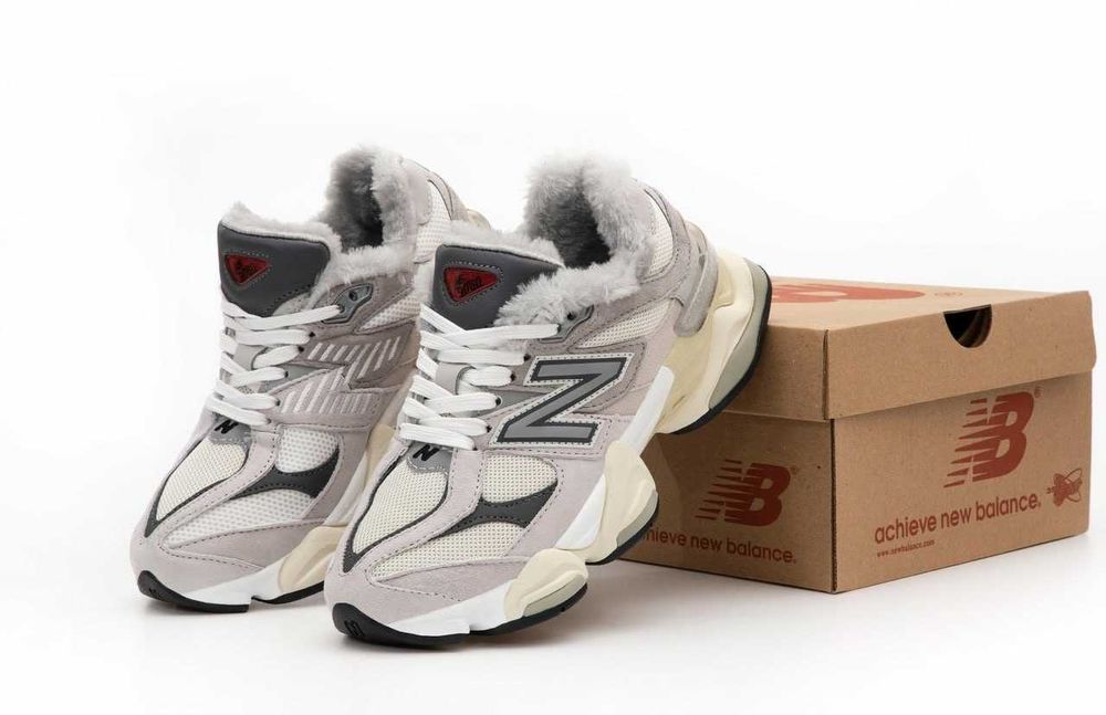 Зимові Жіночі Кросівки New Balance 9060 36-37 Хутро (Без Предоплати)