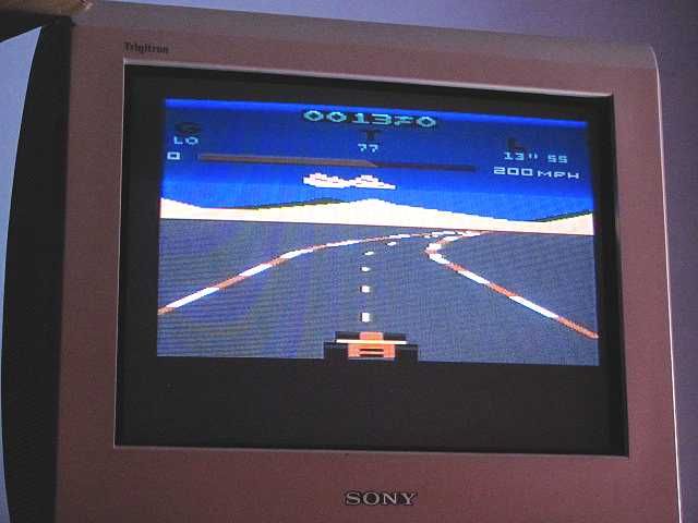 Oryginalna Konsola do gier Atari 2600 + 1 dżojstik + zasilacz