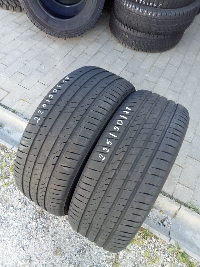 2x Opony Używane Letnie 225/50R17 Firestone