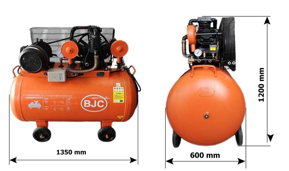 BJC Kompresor Olejowy Sprężarka 350l 3xtłok 400v 7,5kw