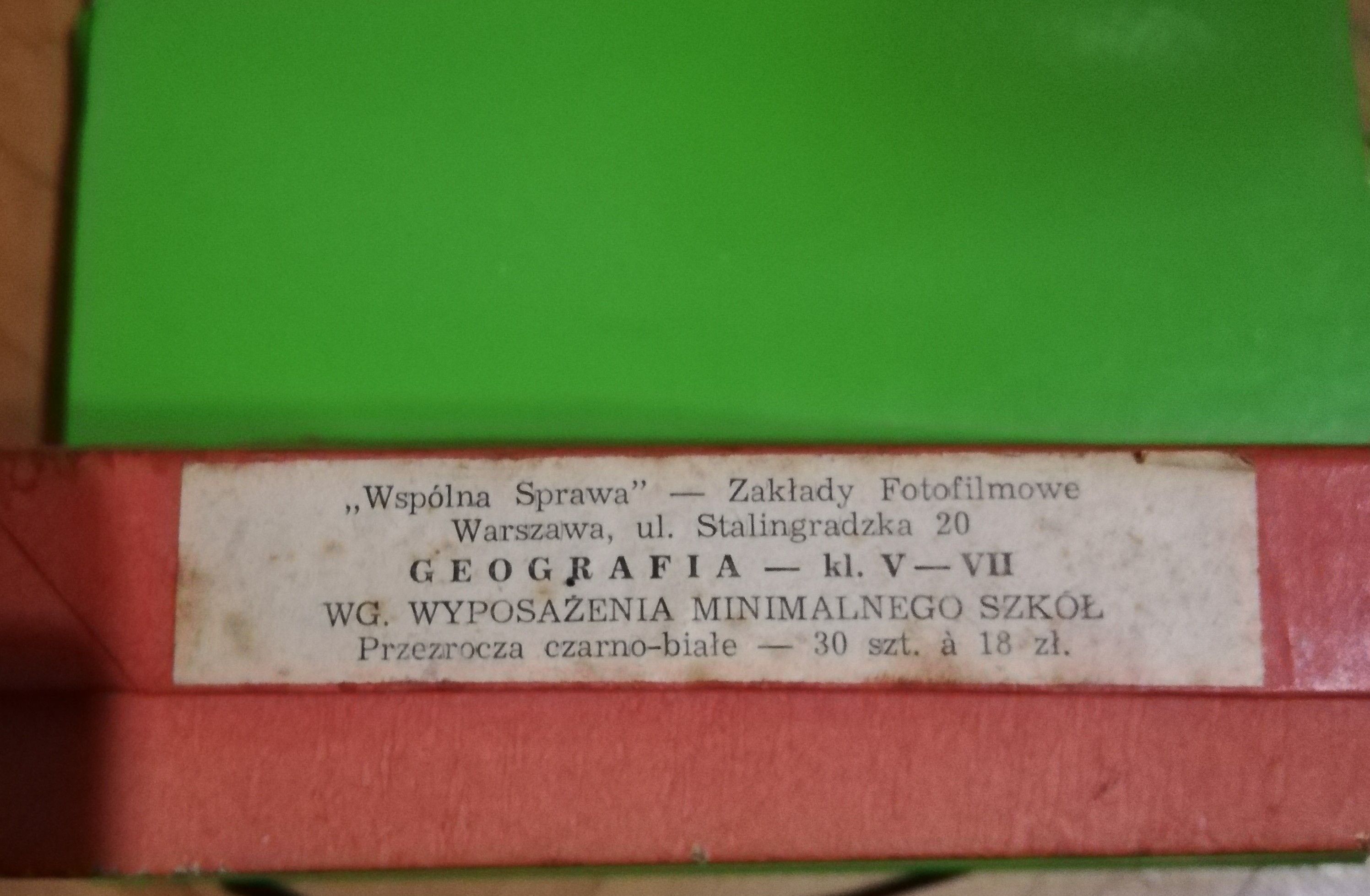 klisze do projektora - geografia świata - wspaniała podróż w czasie