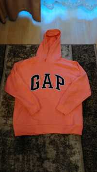 Bluza mlodziezowa z kapturem hoodie Gap