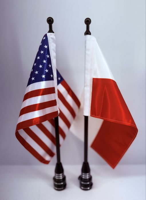 Maszt motocyklowy z flagą harley davidson honda goldwing