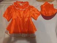 Новорічний костюм для дівчинки 3-4 років "Хоробре каченя"