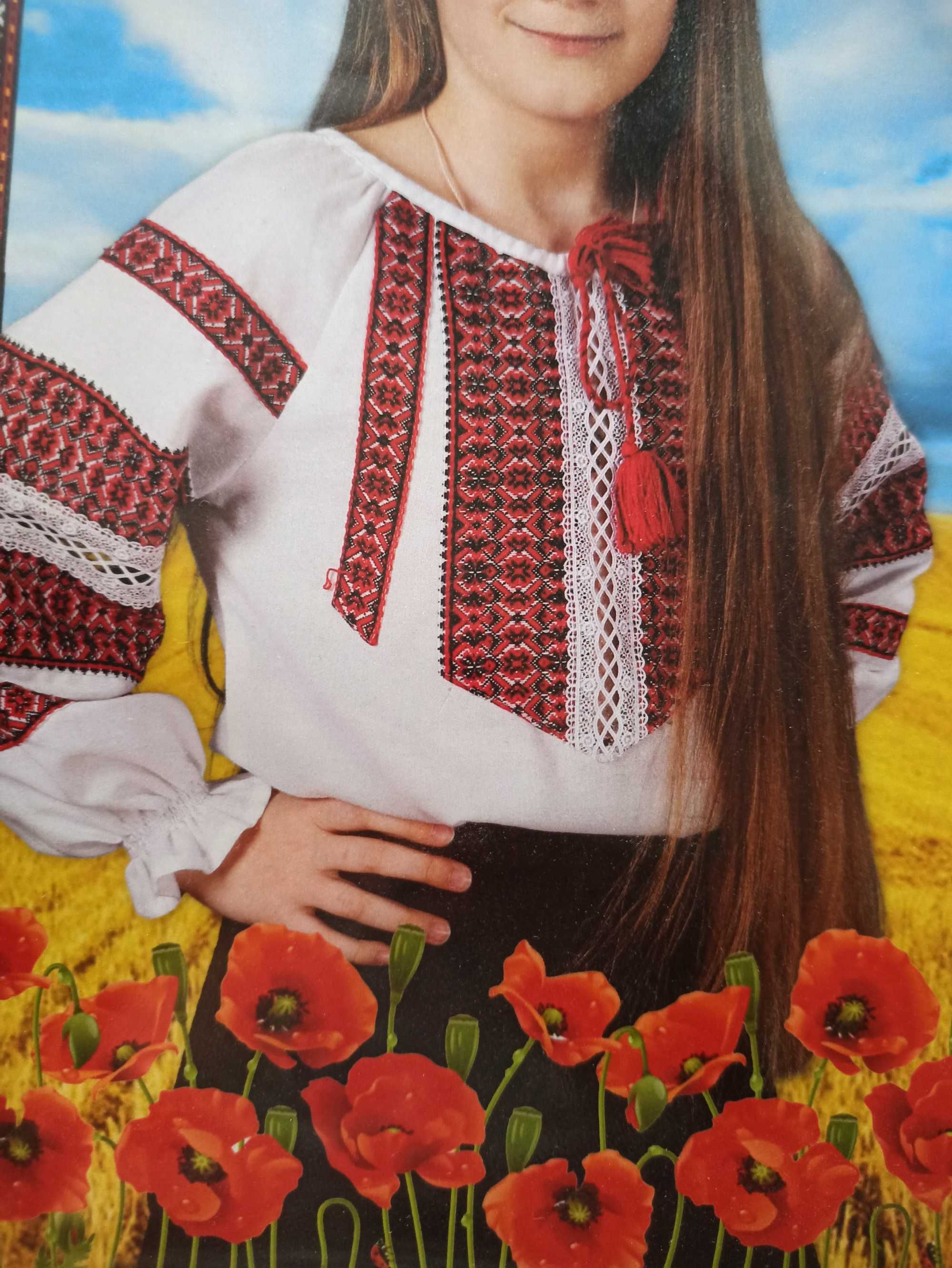 Вишиванка на дівчинку 140