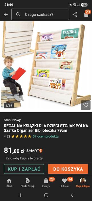 Regał na książki