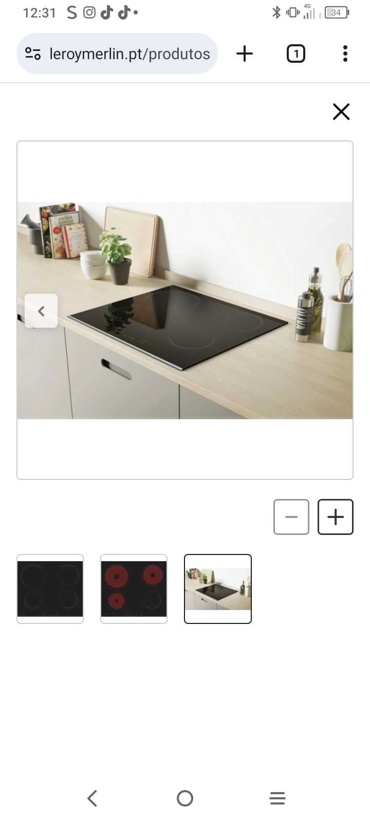 Placa vitro cerâmica candy nova ainda embalada