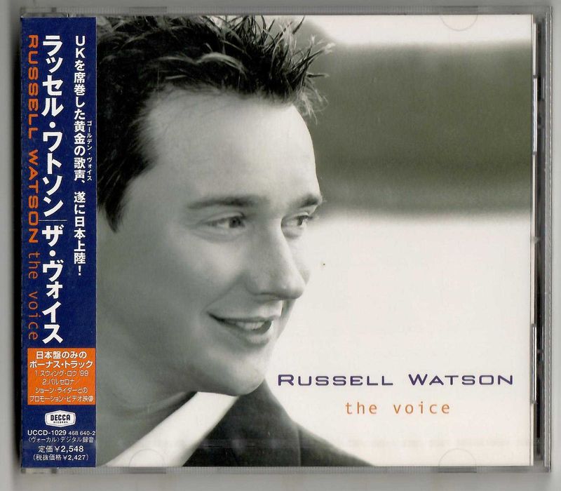 Russell Watson - The Voice - CD OBI JAPAN Nowa Folia
