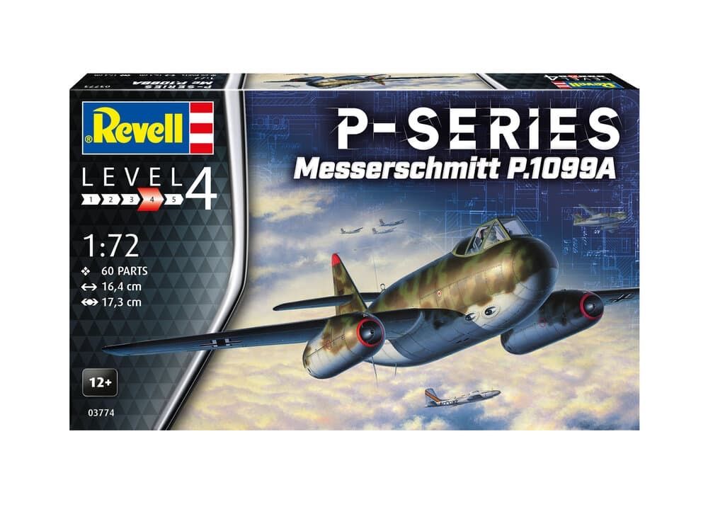 Samolot model 1/72 Revell 03774 MESSERSCHMITT P.1099A-P-SER
