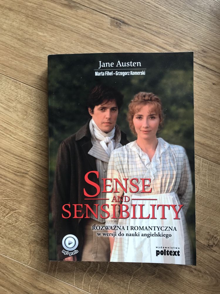 Sense and sensibility -ksiązka w wersji do nauki angielskiego