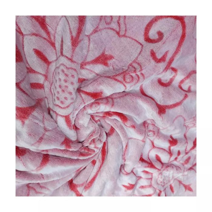 Koc mikroflanela Deka czerwień 200 X 230 [Cm]