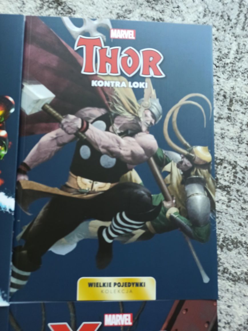 Wielkie pojedynki marvel kolekcja 6 tomów NOWE X-Men Thor Wolverine