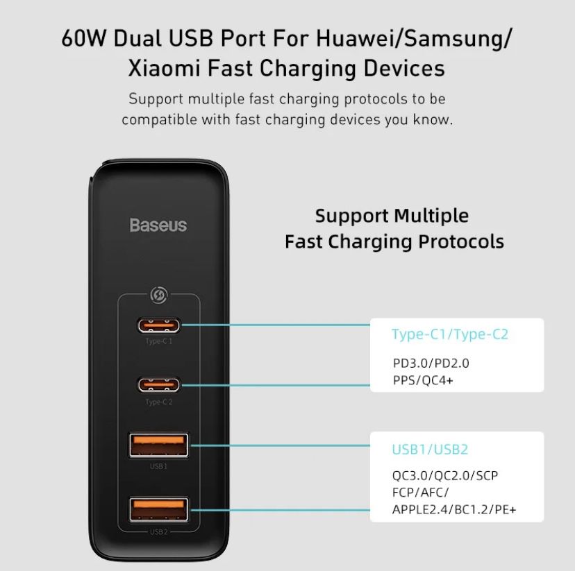 Зарядне Baseus 100w НОВАЯ