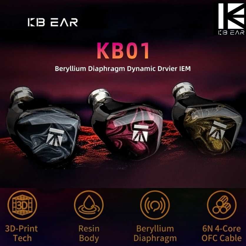 KBEar kB01 Słuchawki IEM