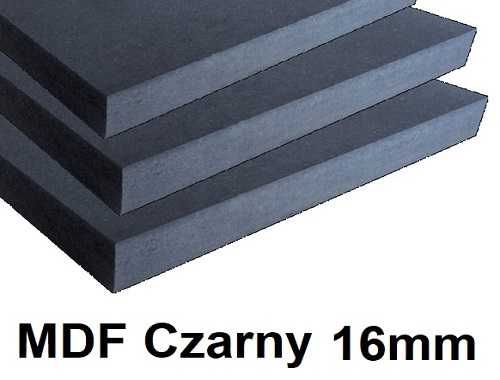 MDF 16mm Czarny - KAŻDY WYMIAR - Hurt Detal