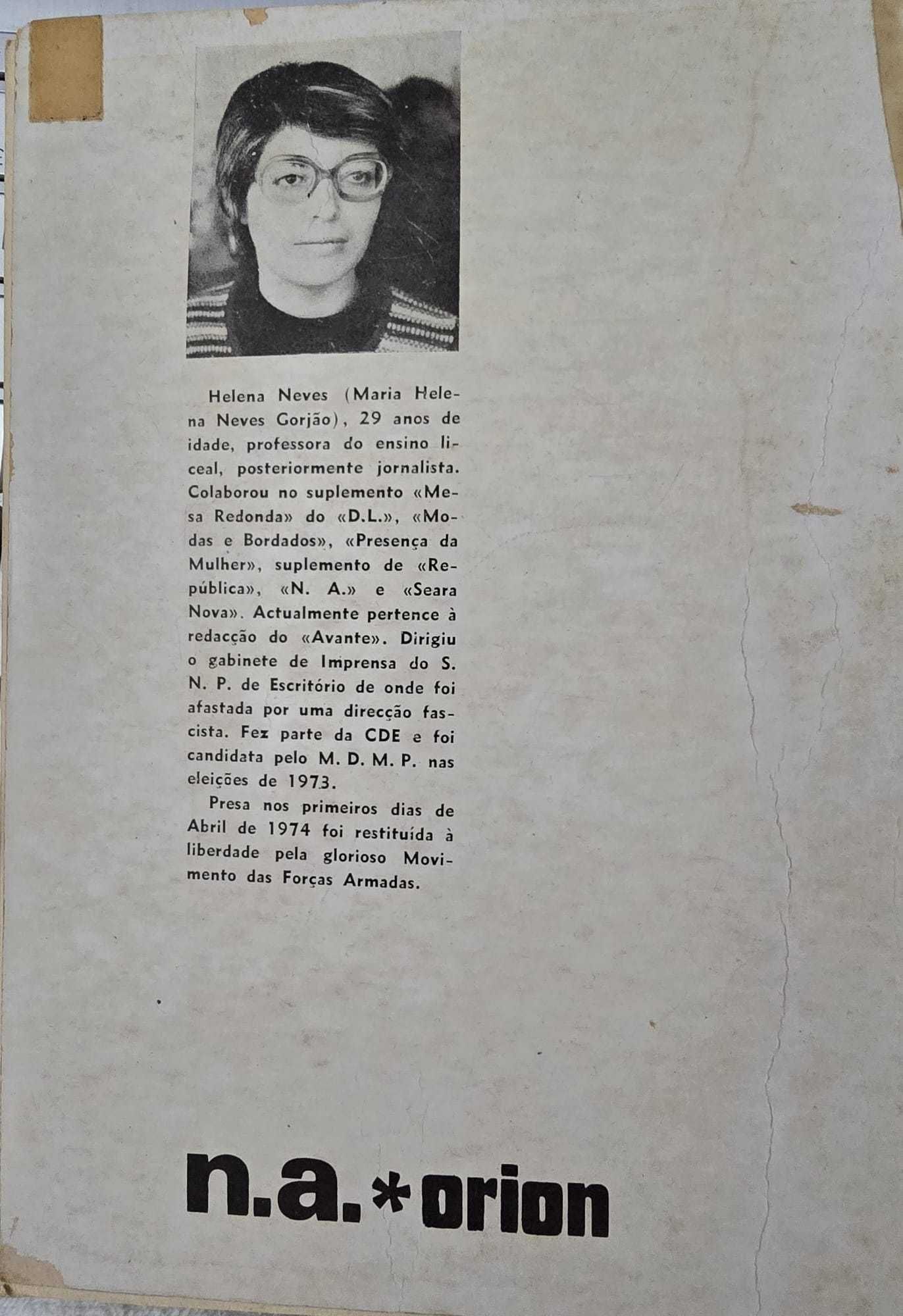 Livro Mulheres De Um Tempo Ainda Presente - Helena Neves
