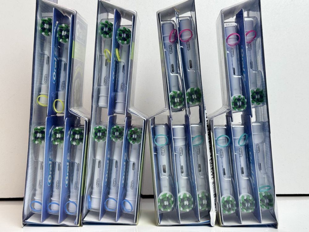 10шт Змінні насадки для елетричної щітки Oral-B CROSSACTION EB50RB-10