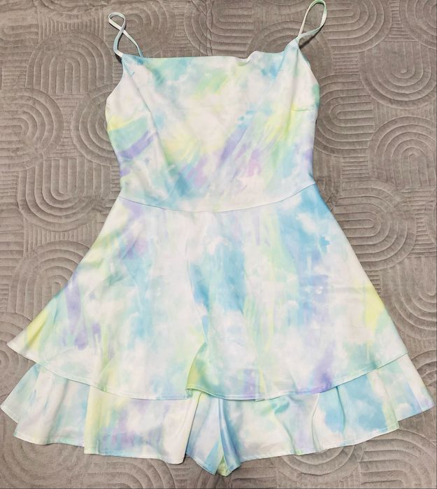 Блакитний комбінезон-шорти Quiz  38