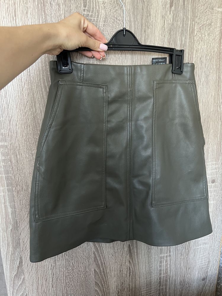 Спідниця з еко шкіри H&M