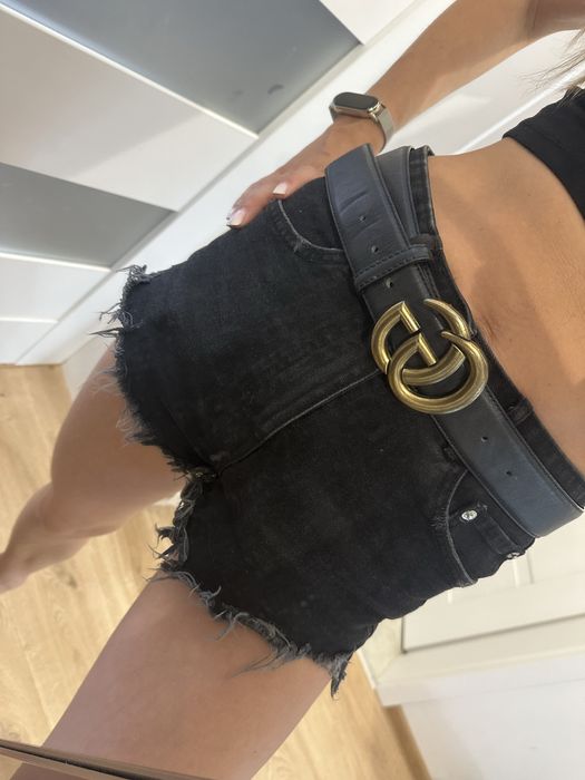 Pasek gucci 95 cm czarny