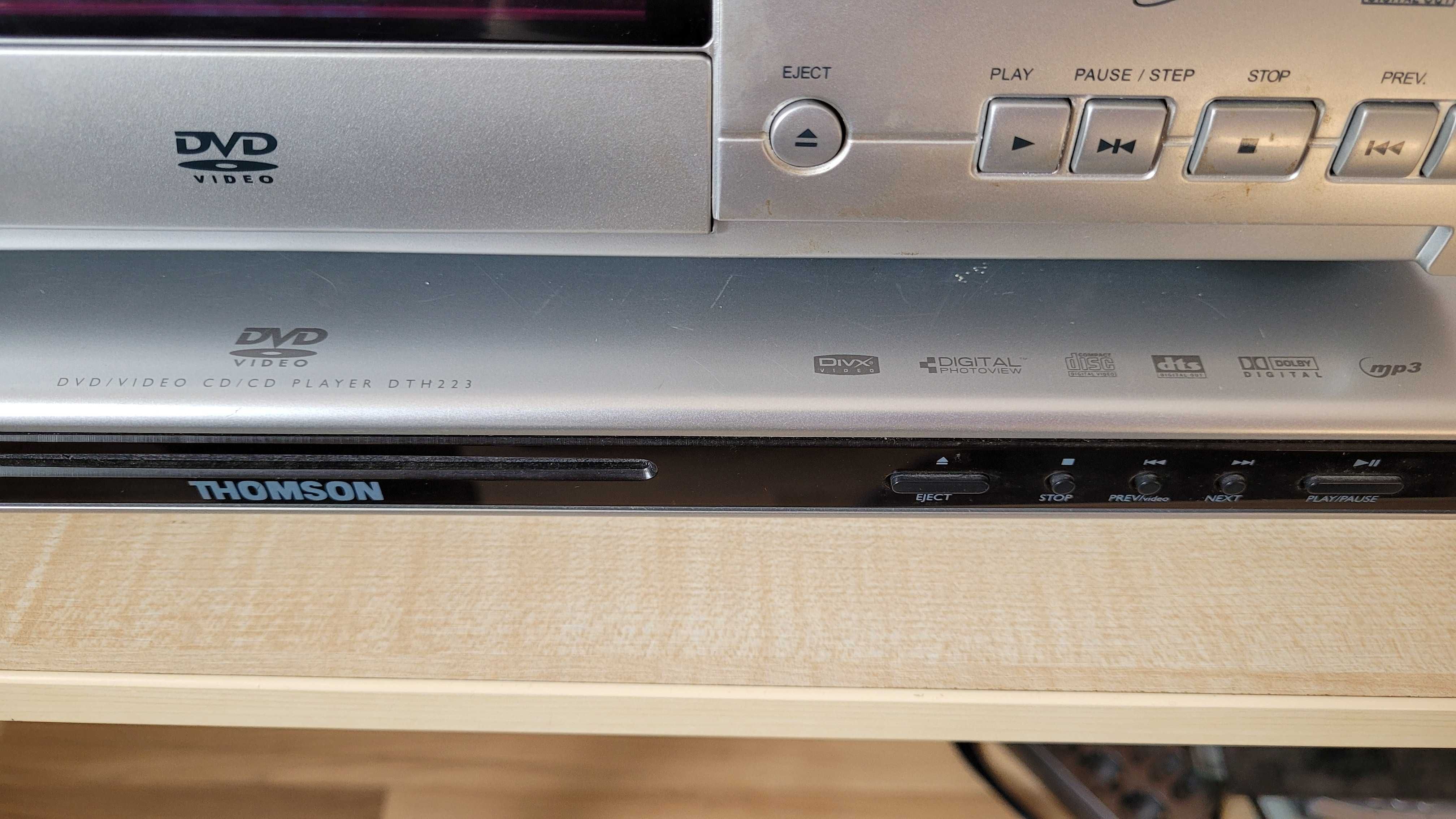 Odtwarzacz DVD Thomson DTH223E i MBO Dvd-Player 940 Plus komplet 2 szt