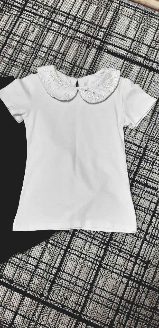 Комплект школьный для девочки, сарафан, блуза 116р.