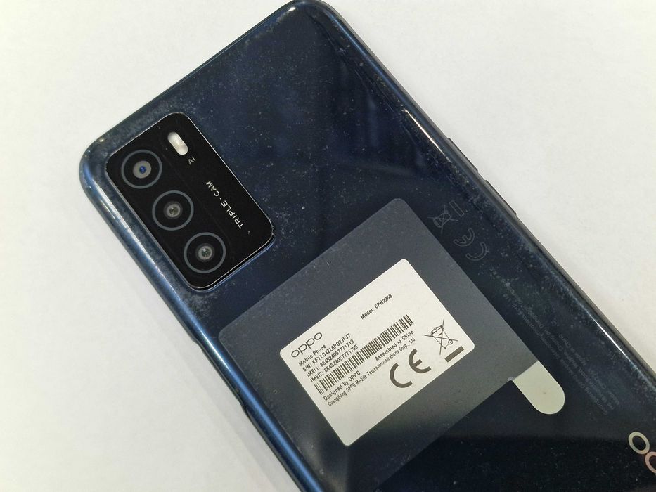 Oppo A16 Dual SIM/ 3GB/ 32GB/ Crystal Black/ Grade A- + ładowarka