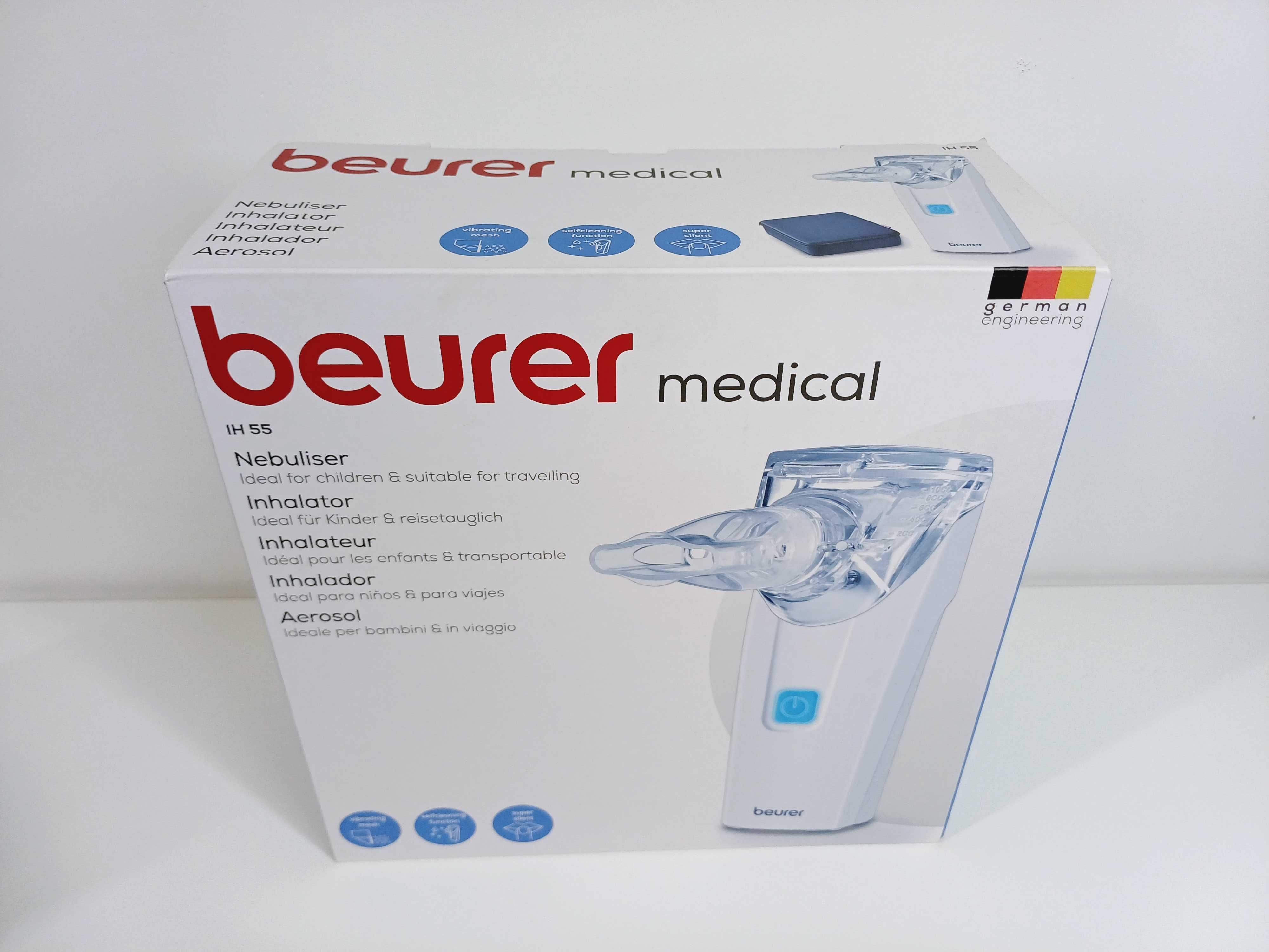 Beurer IH 55 - Inhalator ultradźwiękowy cicha i krótka inhalacja