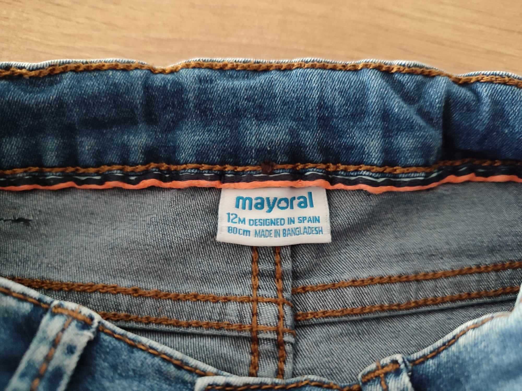 Spodnie z szelkami Mayoral 80 + polo Mayoral gratis