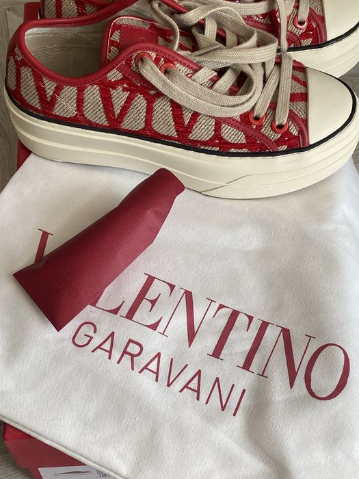 Кеди, кеды на платформе Valentino, діор 35 розмір