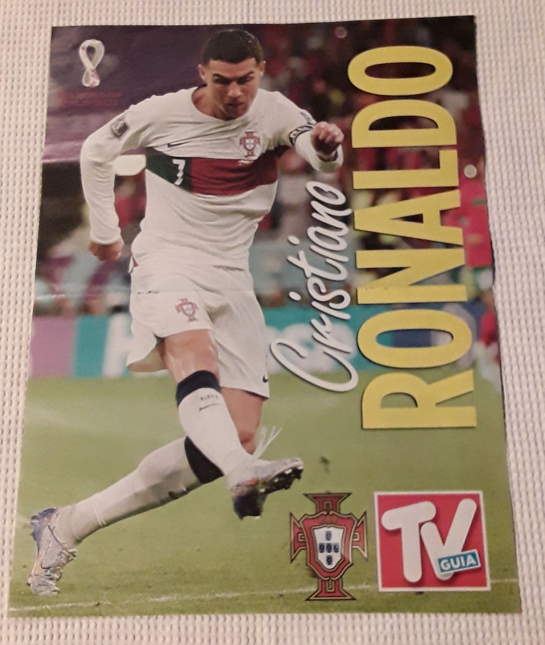 Poster Cristiano Ronaldo, Selecção Nacional, Qatar 2022, portes grátis