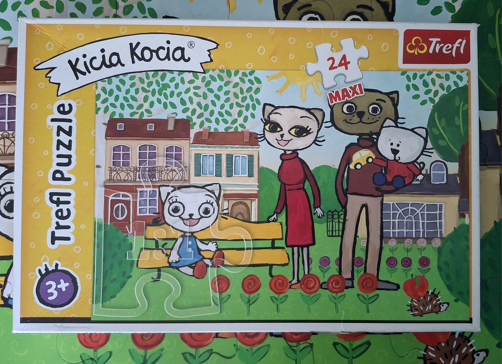 Puzzle dla dzieci kicia kociąt trefl 24 elementy maxi