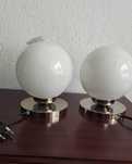 Candeeiros com Globo Branco  - Novo