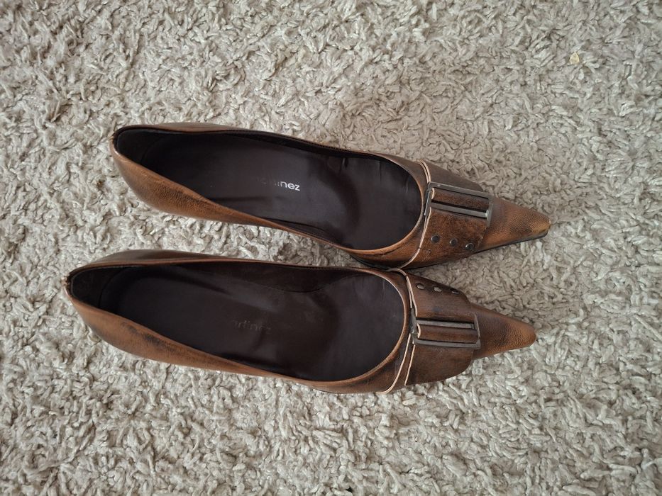 Туфли лодочки коричневые y2k