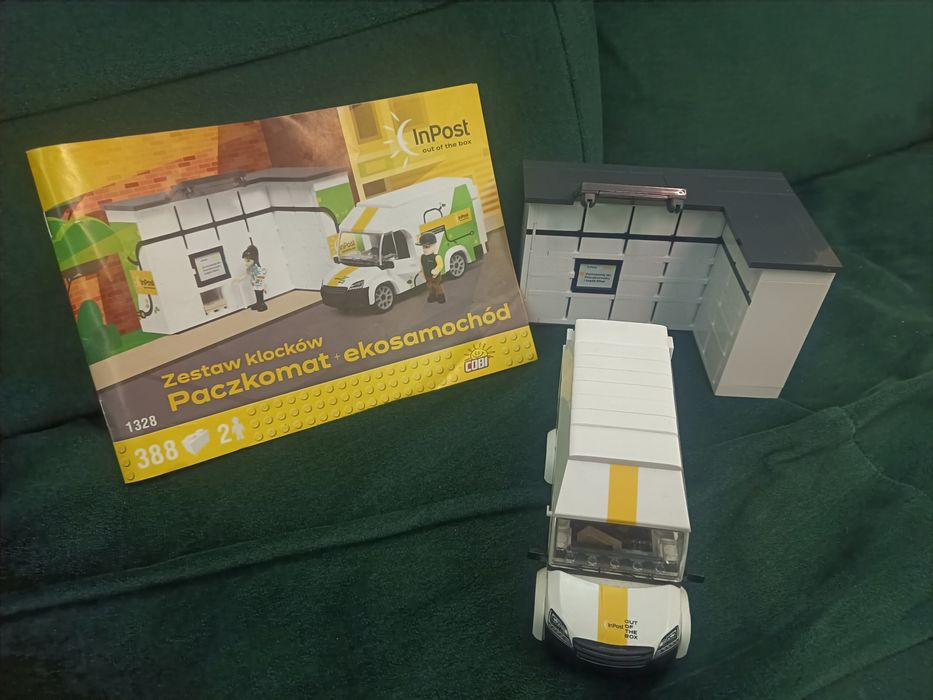 Klocki InPost Paczkomat+eko samochód