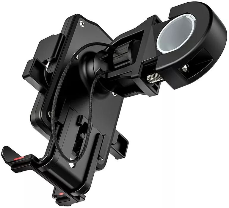 Надійний вело/мото тримач з автозатисканням Hoco CA73 (6.7 дюйма) Red