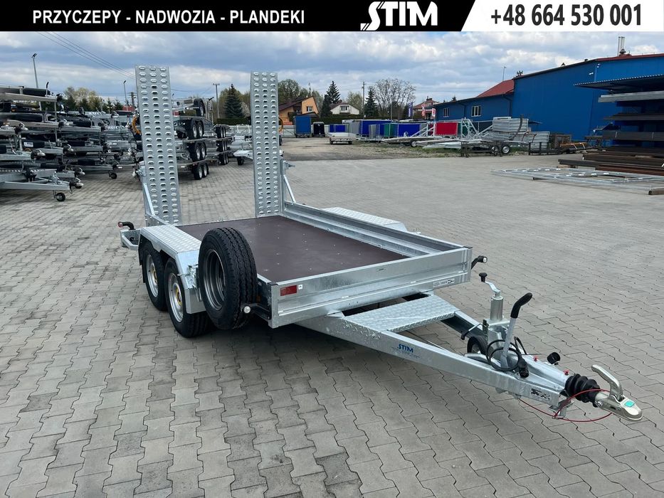 STIM S22/270-3016/KN, vr.TP  Nowa przyczepa pod minikoparkę, profesjonalna mocna konstrukcja
