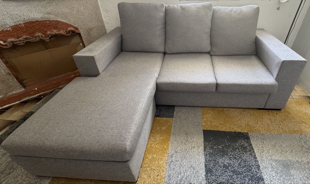 Sofá chaise longue reversível