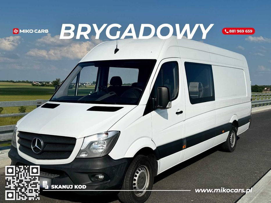 Sprinter Brygadowy 7 osobowy WYPOŻYCZALNIA / Wynajem busów dostawczych