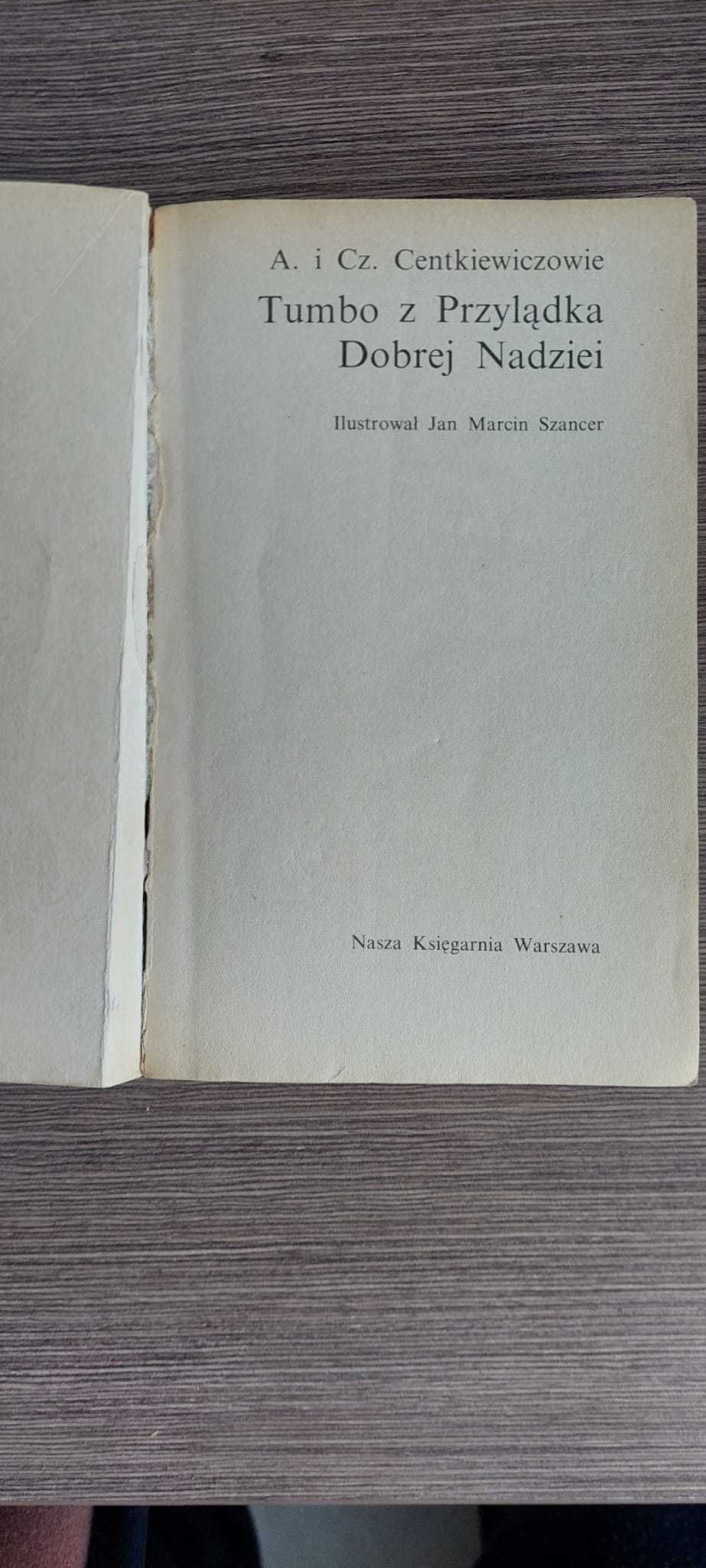 „ Tumbo z Przylądka Dobrej Nadziei ” -A, C Centkiewicz- lit. dziecięca