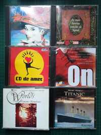 6 CD'S Música, Titanic, Romantic symphonies + Vários