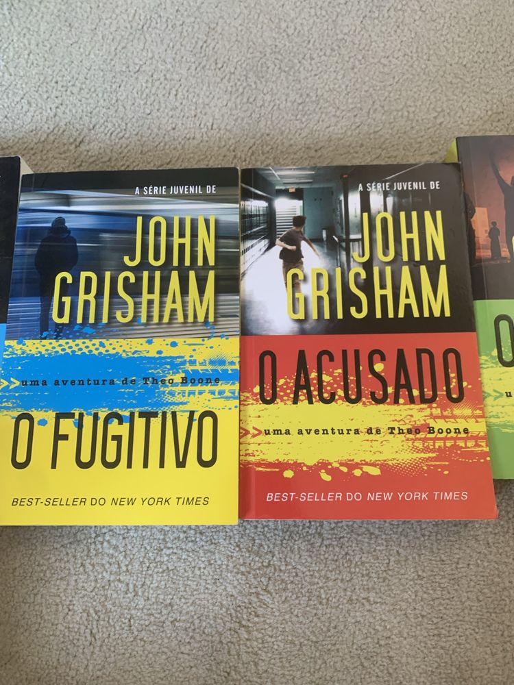 Colecao de livros da serie juvenil de John Grisham